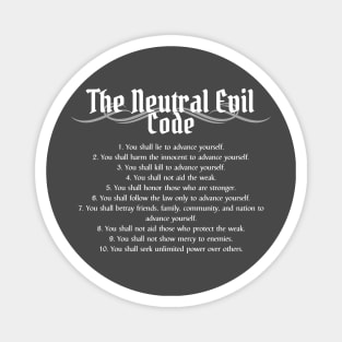 The Neutral Evil Code Alignment Magnet